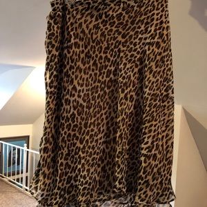 Leopard skirt